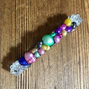 Ladies Fresh Water Pearl Hair Barrette,  Ladies Beaded Hair Barrette